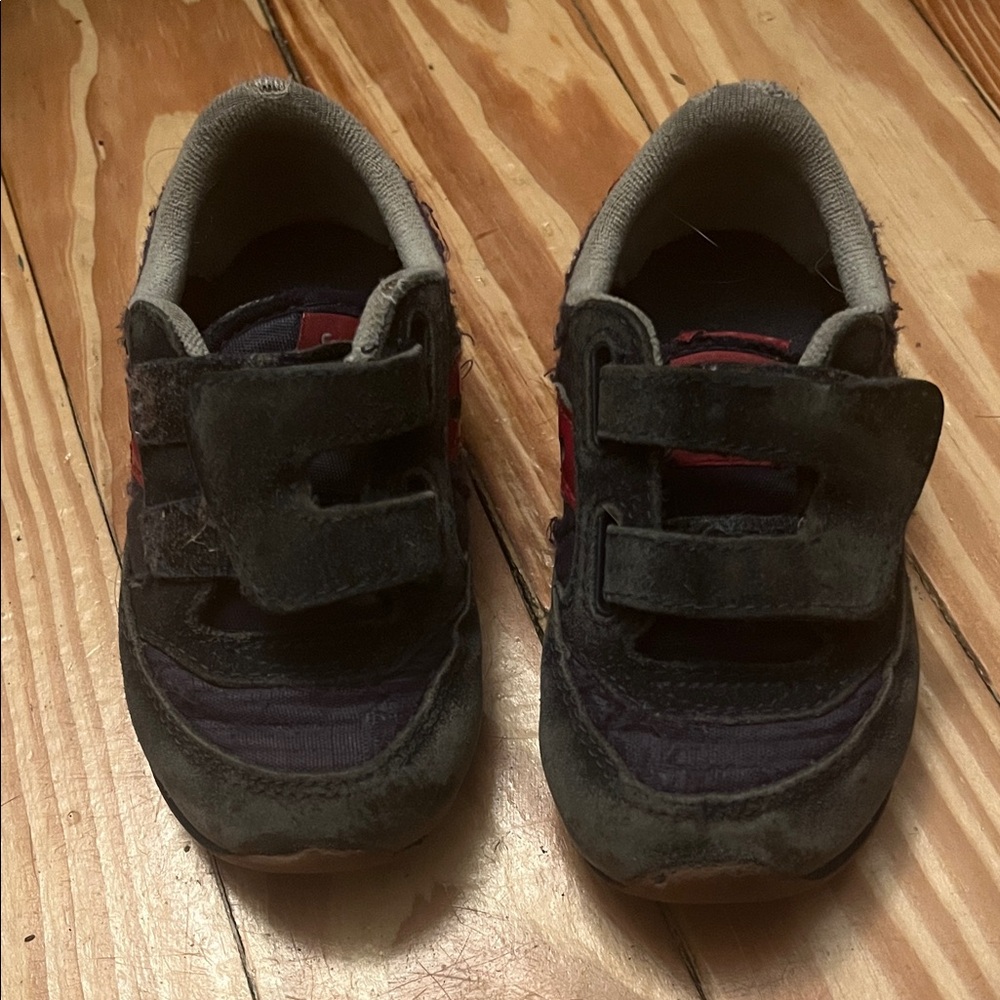Kids Saucony Jazz Blue and Red Shoes, 7